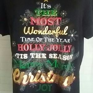 Holiday Time Christmas T-shirt 100% Cotton